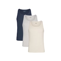 SKIMS COTTON MENS RIB TANK 3-PACK