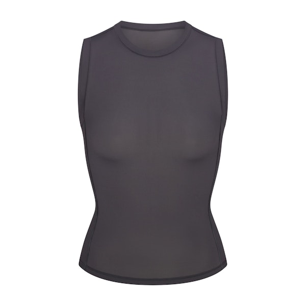NikeSKIMS WEIGHTLESS LAYERS SLEEVELESS TOP | LEAD FLAT ON A WHITE BACKGROUND | FLT