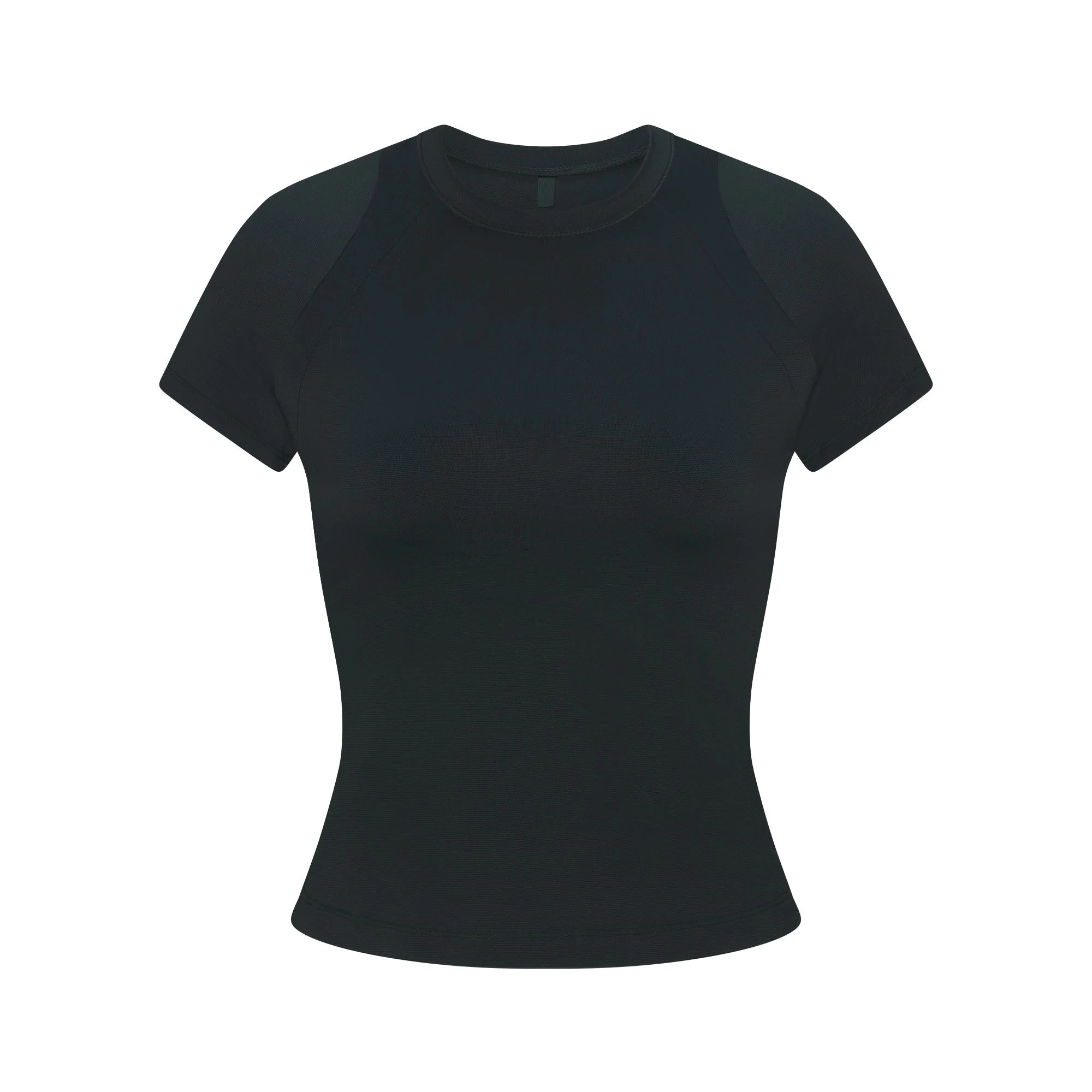 NikeSKIMS AIRY BABY TEE | DARK TEAL FLAT ON A WHITE BACKGROUND | FLT