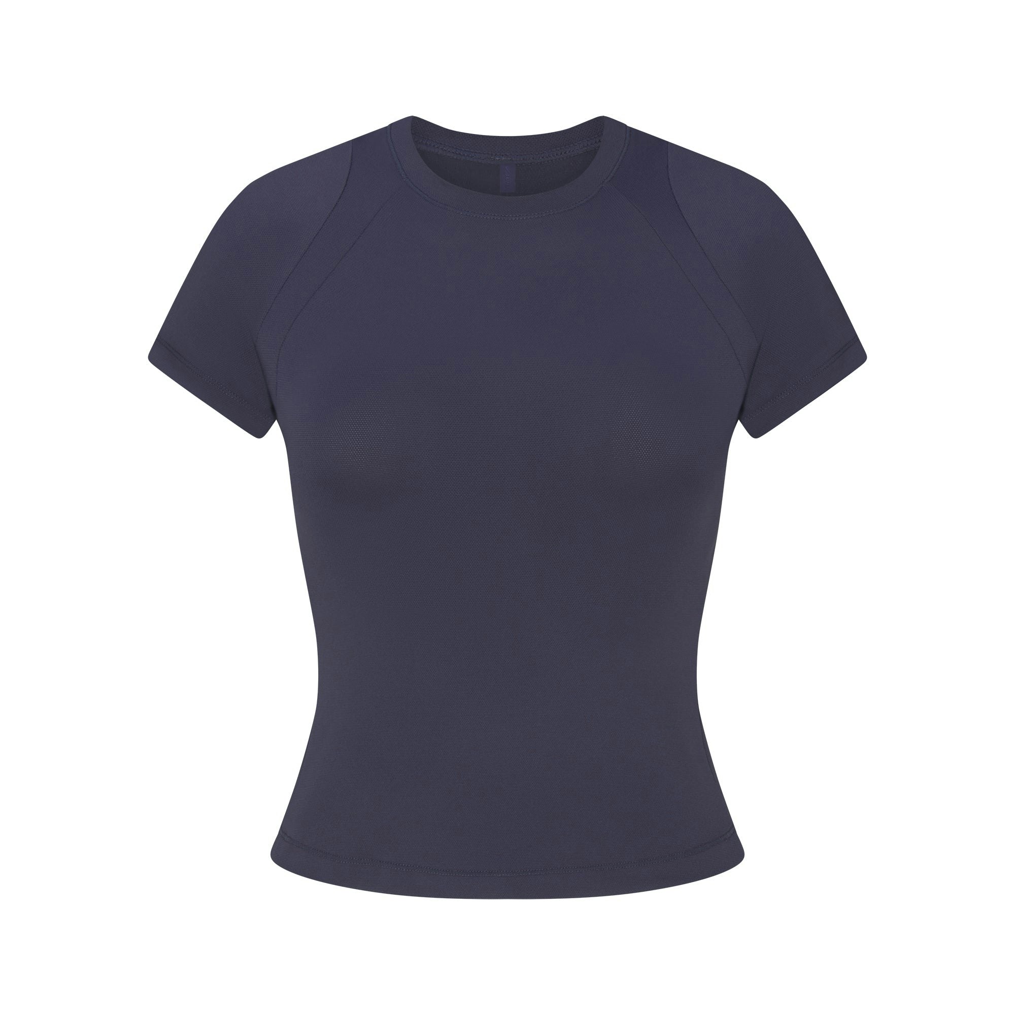 NikeSKIMS AIRY BABY TEE | DEEP ROYAL FLAT ON A WHITE BACKGROUND | FLT