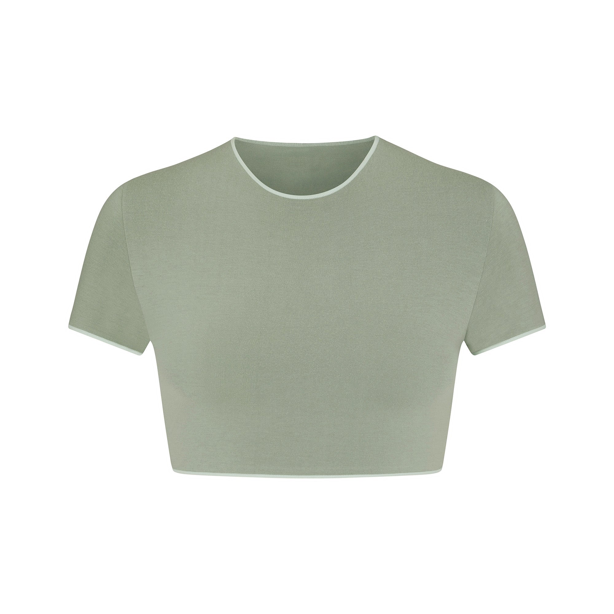 売れ筋商品|||グラマラス Tシャツ レディース トップス VOLUMINOUS CROP - Basic T-shirt - green ditsy グラマラス Tシャツ レディース トップス VOLUMINOUS CROP