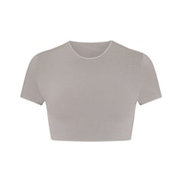 SEAMLESS MODAL CROPPED T-SHIRT