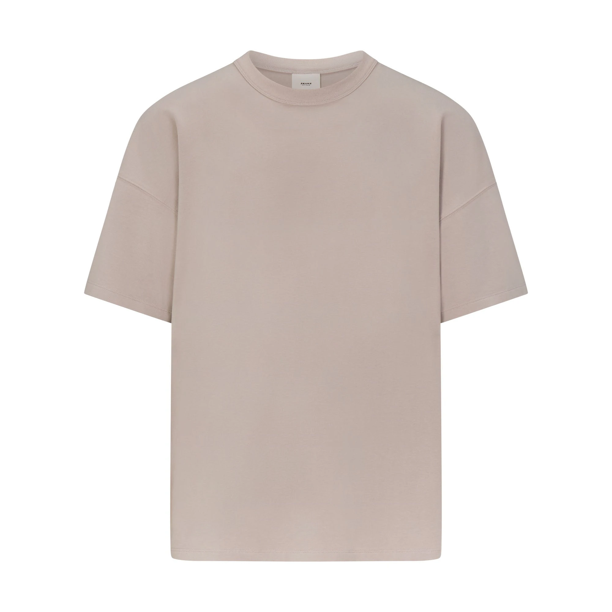 JERSEY LOUNGE MENS OVERSIZED T-SHIRT | LINEN FLAT ON A WHITE BACKGROUND | FLT