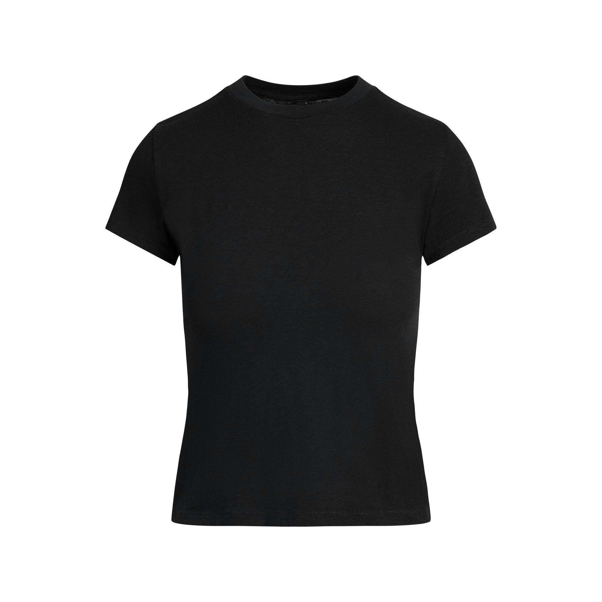 WORN IN JERSEY T-SHIRT | WASHED ONYX FLAT ON A WHITE BACKGROUND | FLT