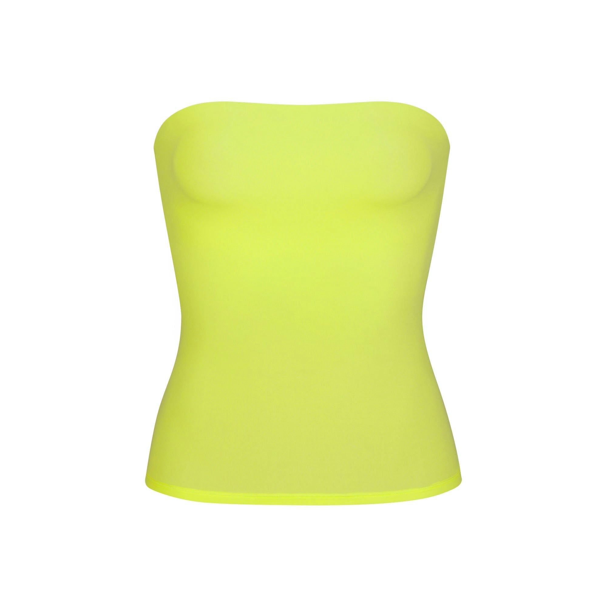 FITS EVERYBODY TUBE TOP | DAFFODIL (STRAPLESS TOPS) LAYS FLAT ON A WHITE BACKGROUND | FLT