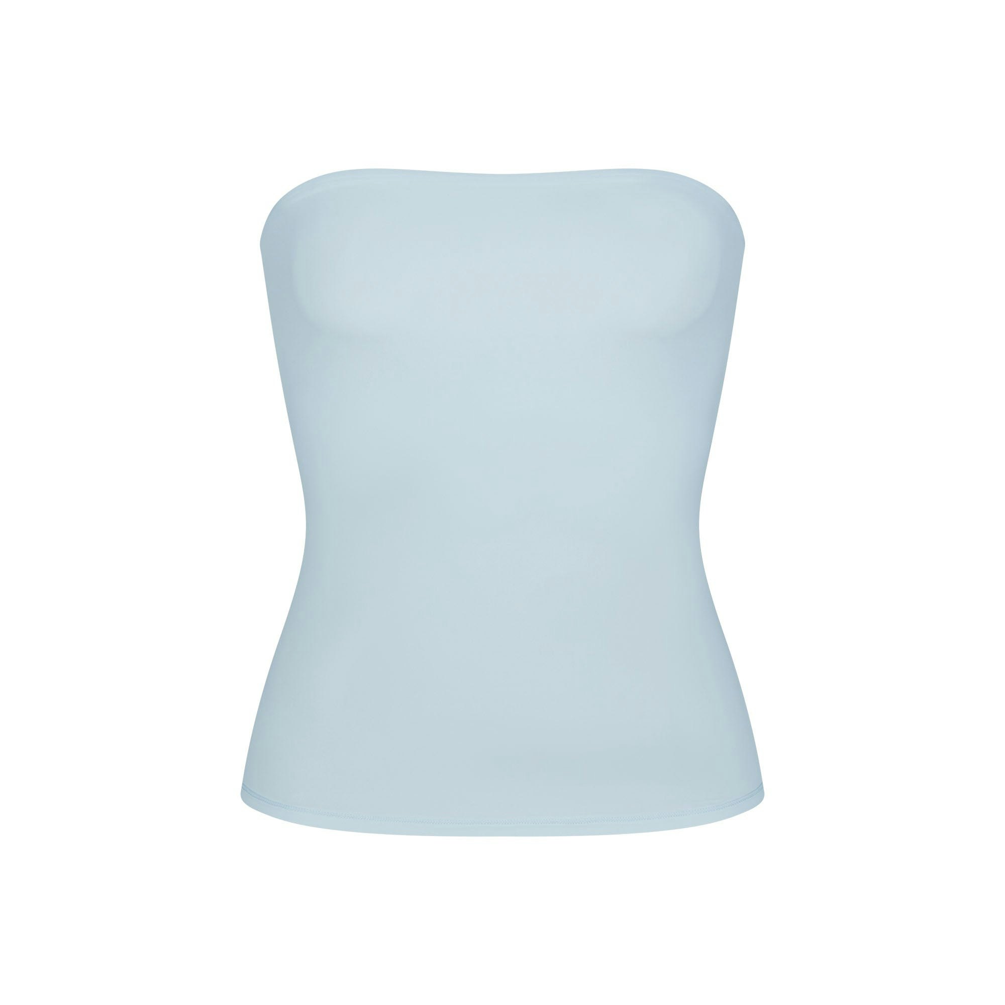 FITS EVERYBODY TUBE TOP | OPAL (STRAPLESS TOPS, TOPS) FLAT ON A WHITE BACKGROUND | FLT