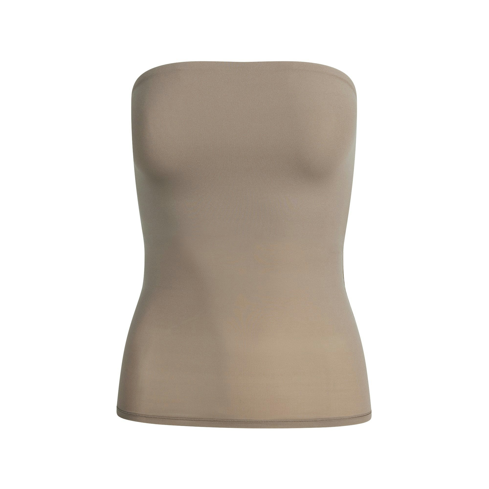 FITS EVERYBODY TUBE TOP | TRUFFLE FLAT ON A WHITE BACKGROUND | FLT