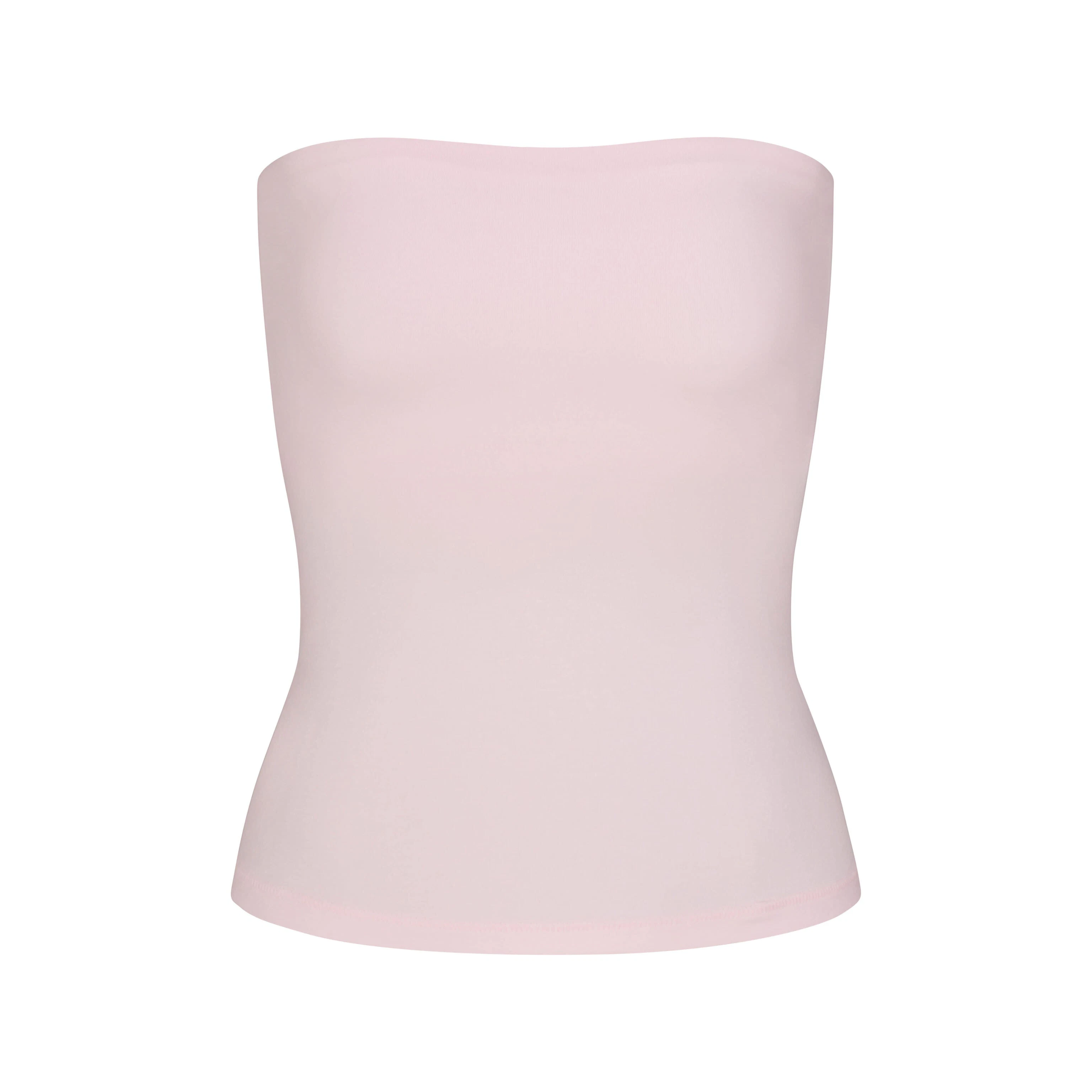 COTTON JERSEY TUBE TOP | CHERRY BLOSSOM FLAT ON A WHITE BACKGROUND @ | FOCUS: 0.0, 1.0, 0.9