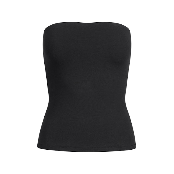 COTTON JERSEY TUBE TOP | SOOT FLAT ON A WHITE BACKGROUND | FLT