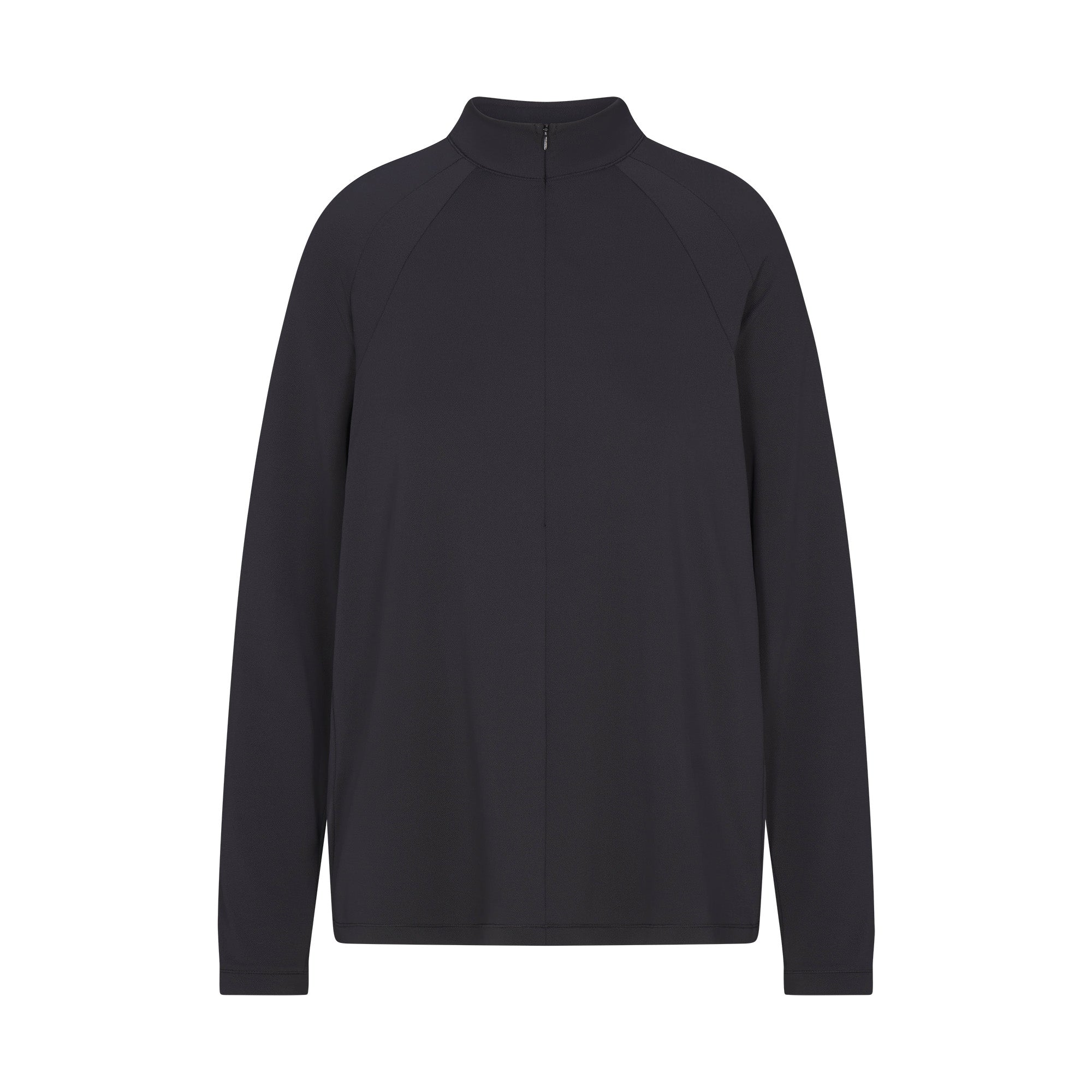 NikeSKIMS AIRY LONG SLEEVE HALF ZIP | OBSIDIAN | SKIMS