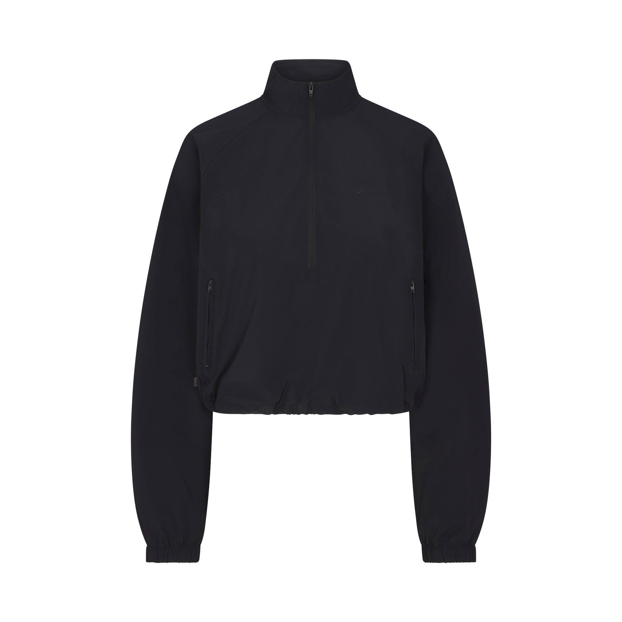 NikeSKIMS WOVEN NYLON HALF ZIP JACKET | OBSIDIAN