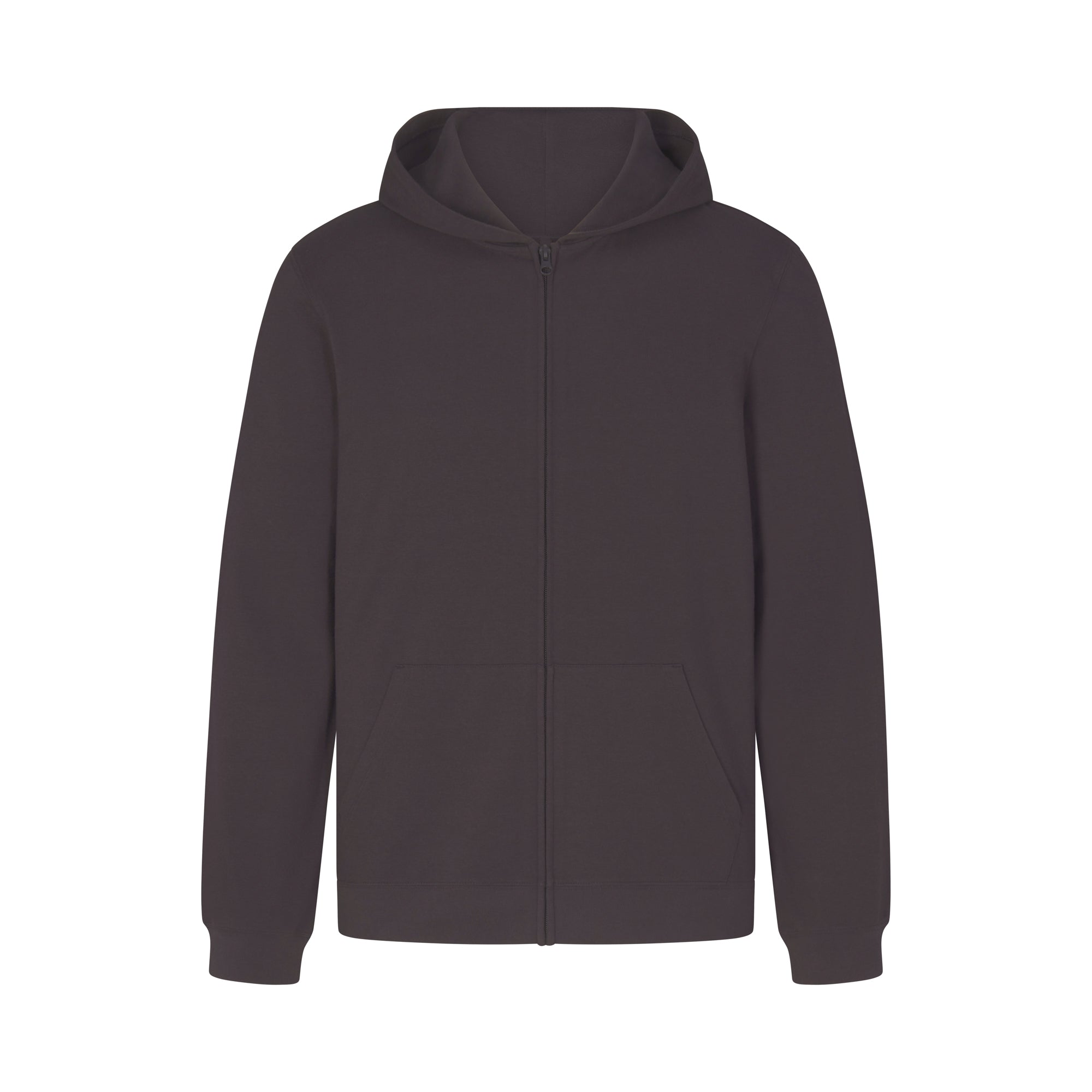 JERSEY LOUNGE MENS ZIP UP HOODIE | ASH (MENS HOODIES, MENS TOPS) MODEL FRONT VIEW @ | FOCUS: 0.0, 1.0, 0.9