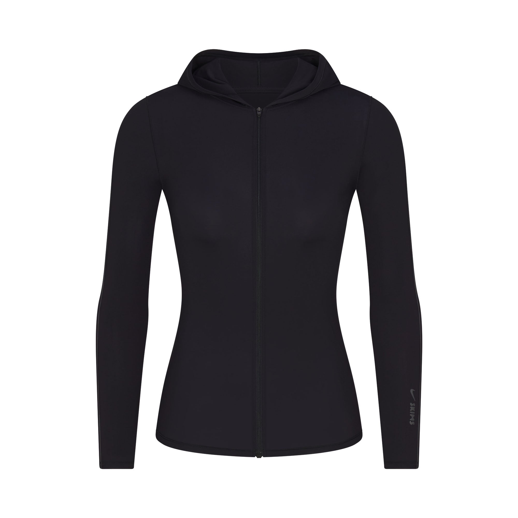 NikeSKIMS WEIGHTLESS LAYERS ZIP UP HOODIE | OBSIDIAN