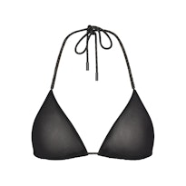 RHINESTONE KNIT TRIANGLE BRALETTE