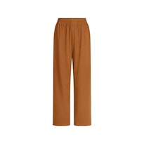 COTTON JERSEY WIDE LEG PANT