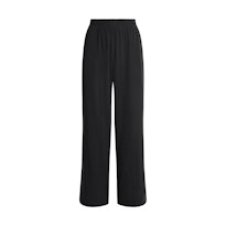 COTTON JERSEY WIDE LEG PANT