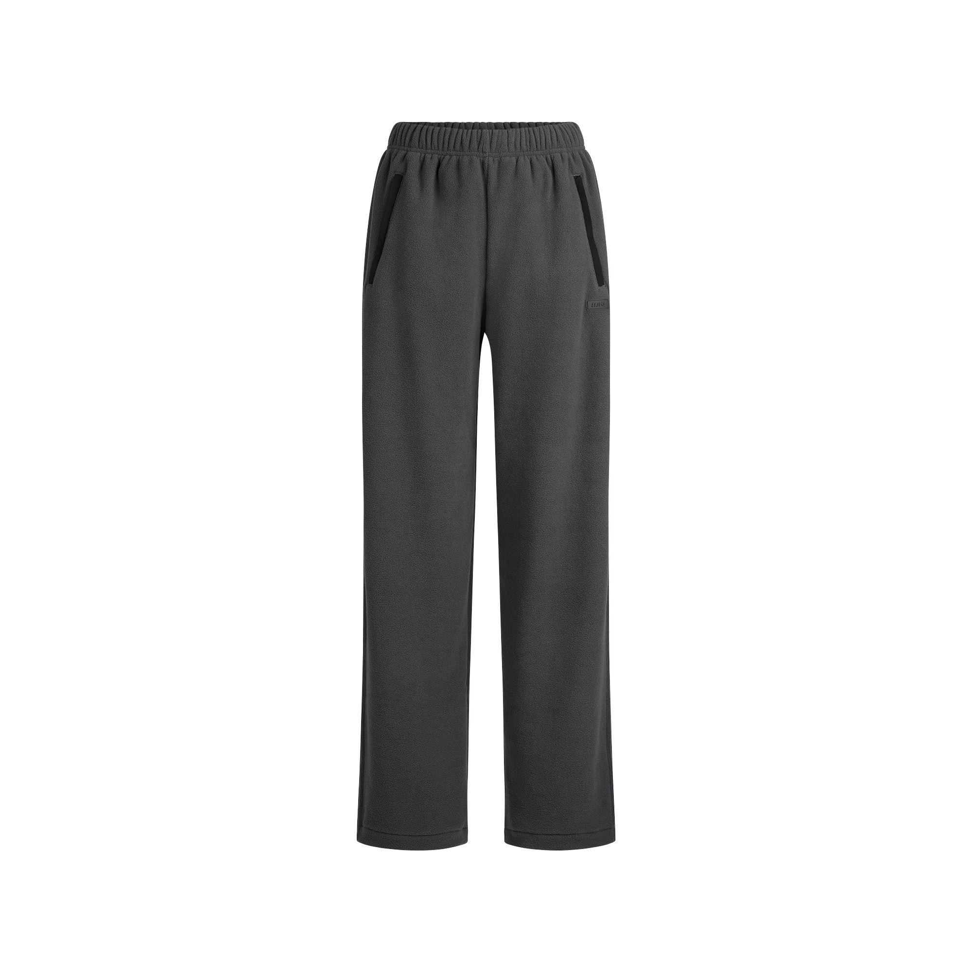 OUTDOOR FLEECE STRAIGHT LEG PANT | ASH FLAT ON A WHITE BACKGROUND | FLT