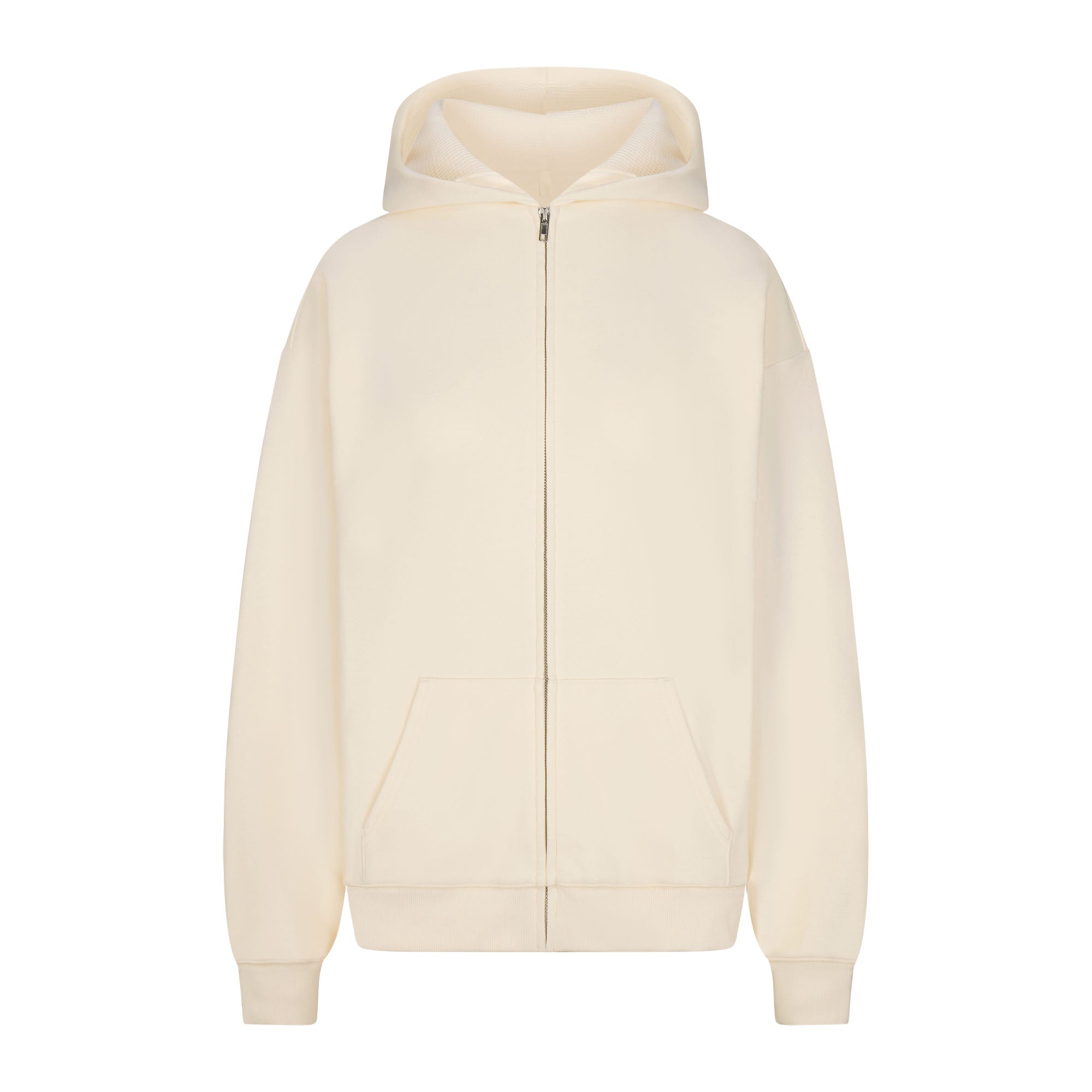 Oversized cotton hoodie top