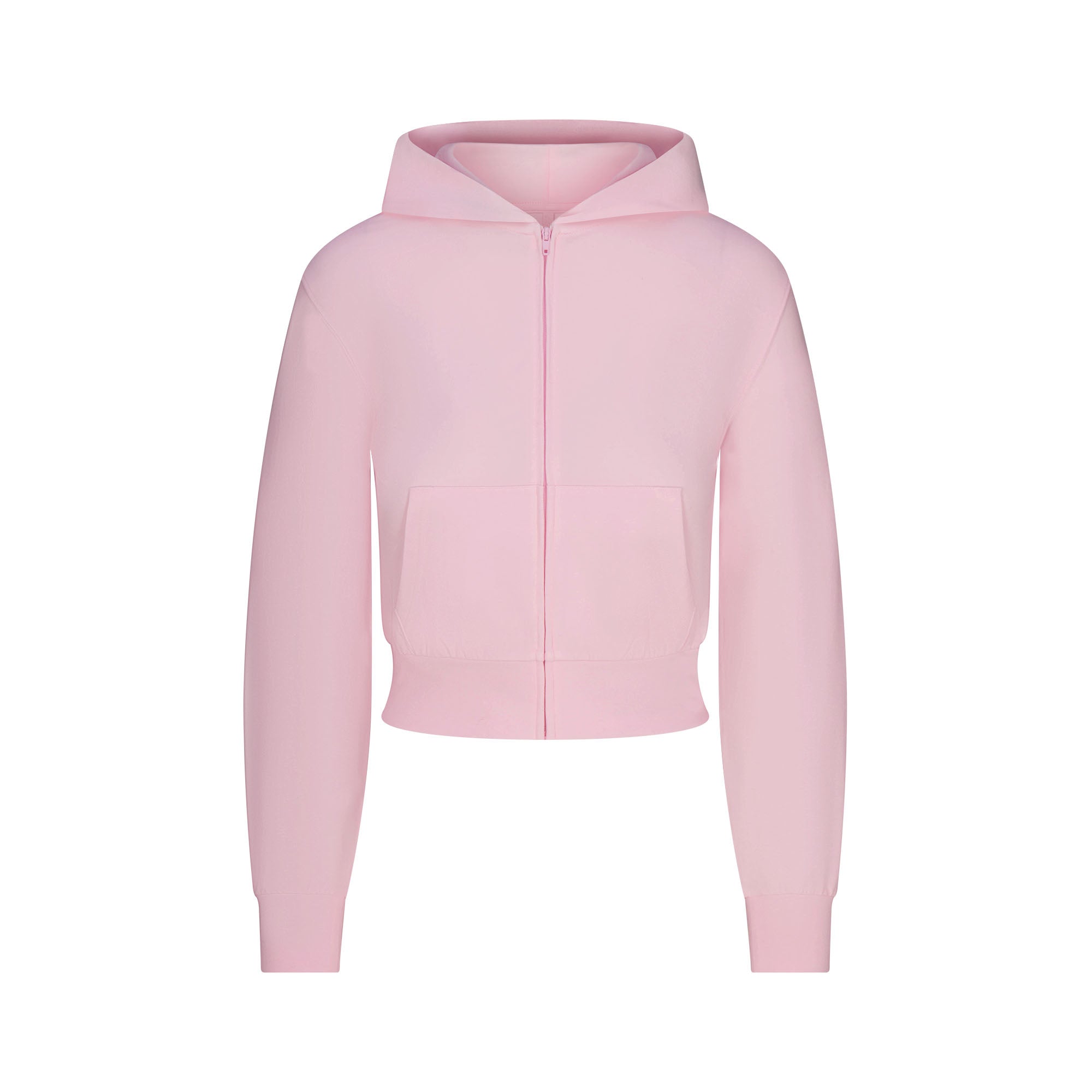 COTTON JERSEY ZIP UP HOODIE | CHERRY BLOSSOM | SKIMS