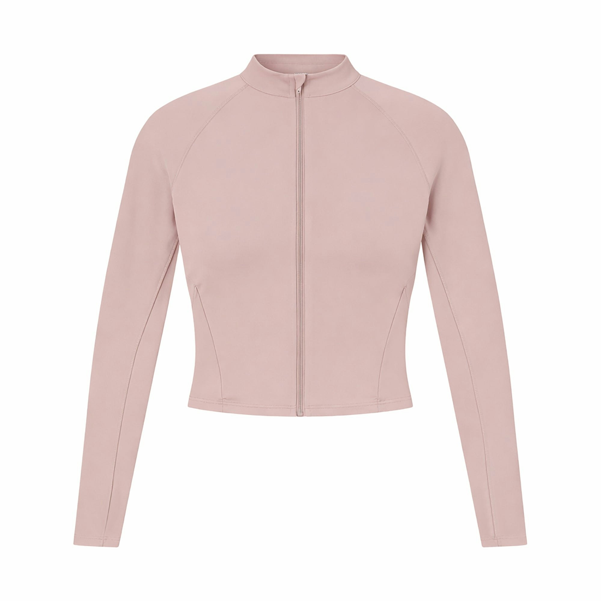 NikeSKIMS MATTE MOCK NECK FULL ZIP JACKET | HIMALAYAN FLAT ON A WHITE BACKGROUND | FLT