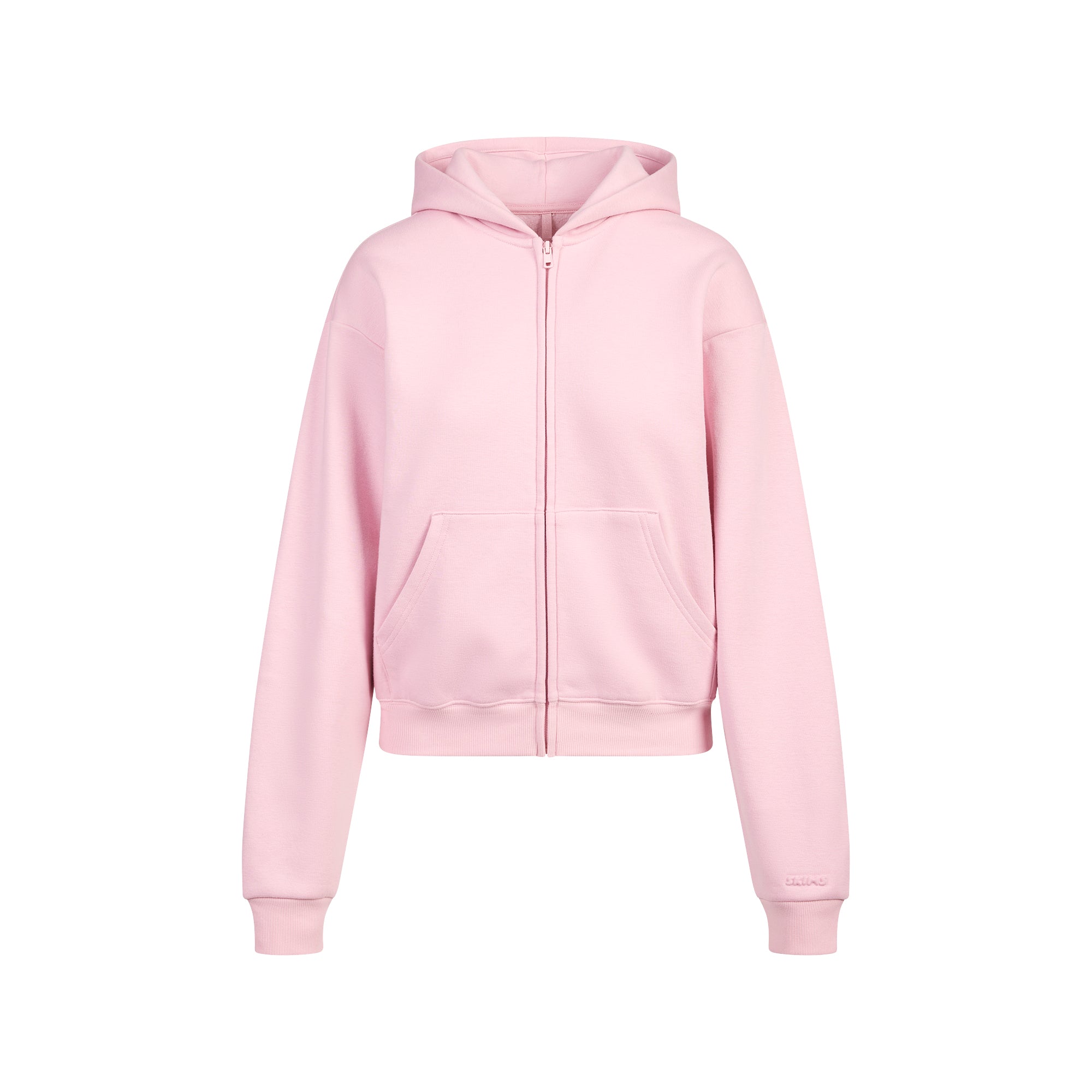 COTTON FLEECE CLASSIC ZIP UP HOODIE | HALITE | SKIMS