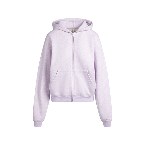 skims ジップアップフーディー TEDDY BOXY ZIP UP | ECRU