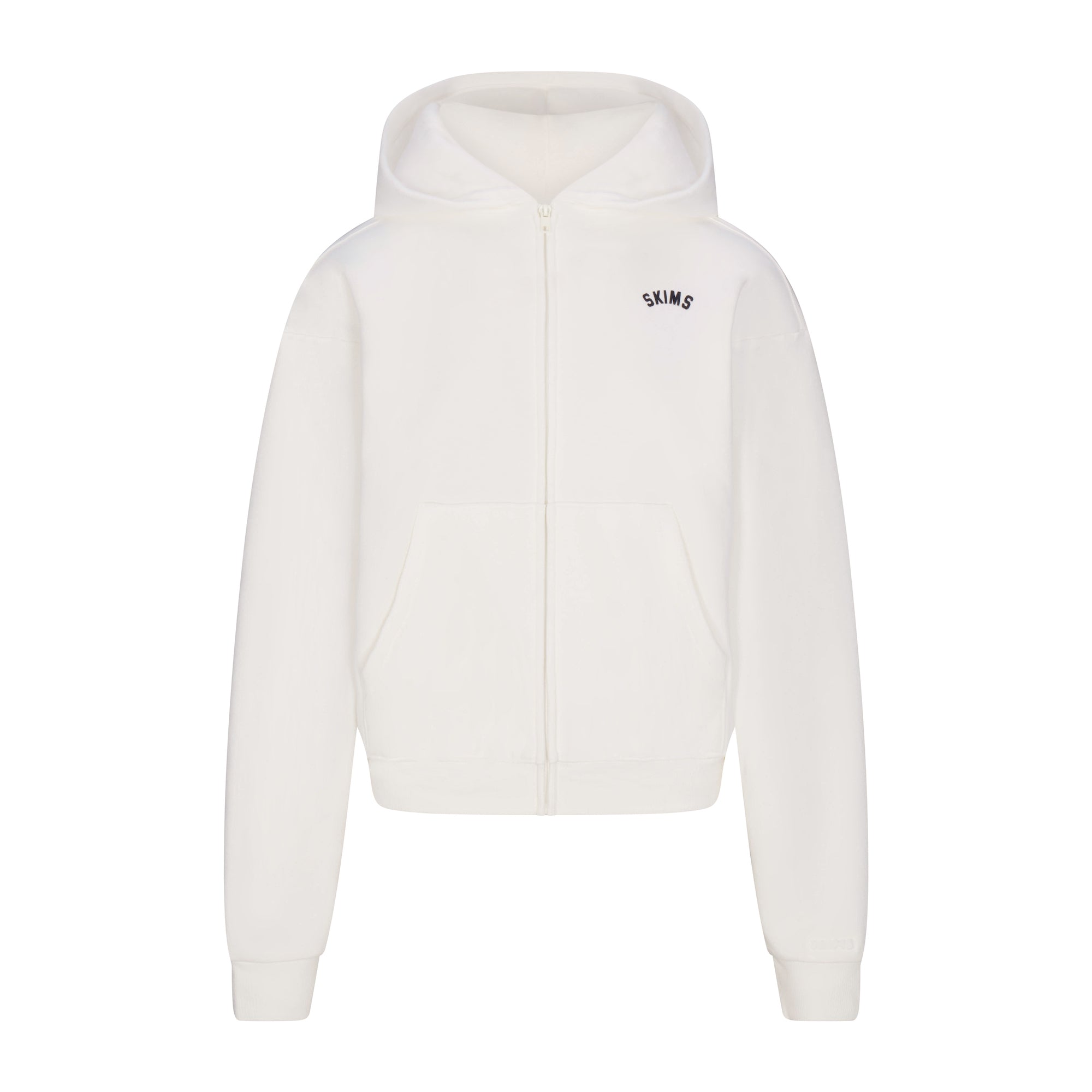 新品 SKIMS COTTON FLEECE FOODIE ピンク M パーカ COTTON FLEECE CLASSIC ZIP UP HOODIE | BARELY PINK