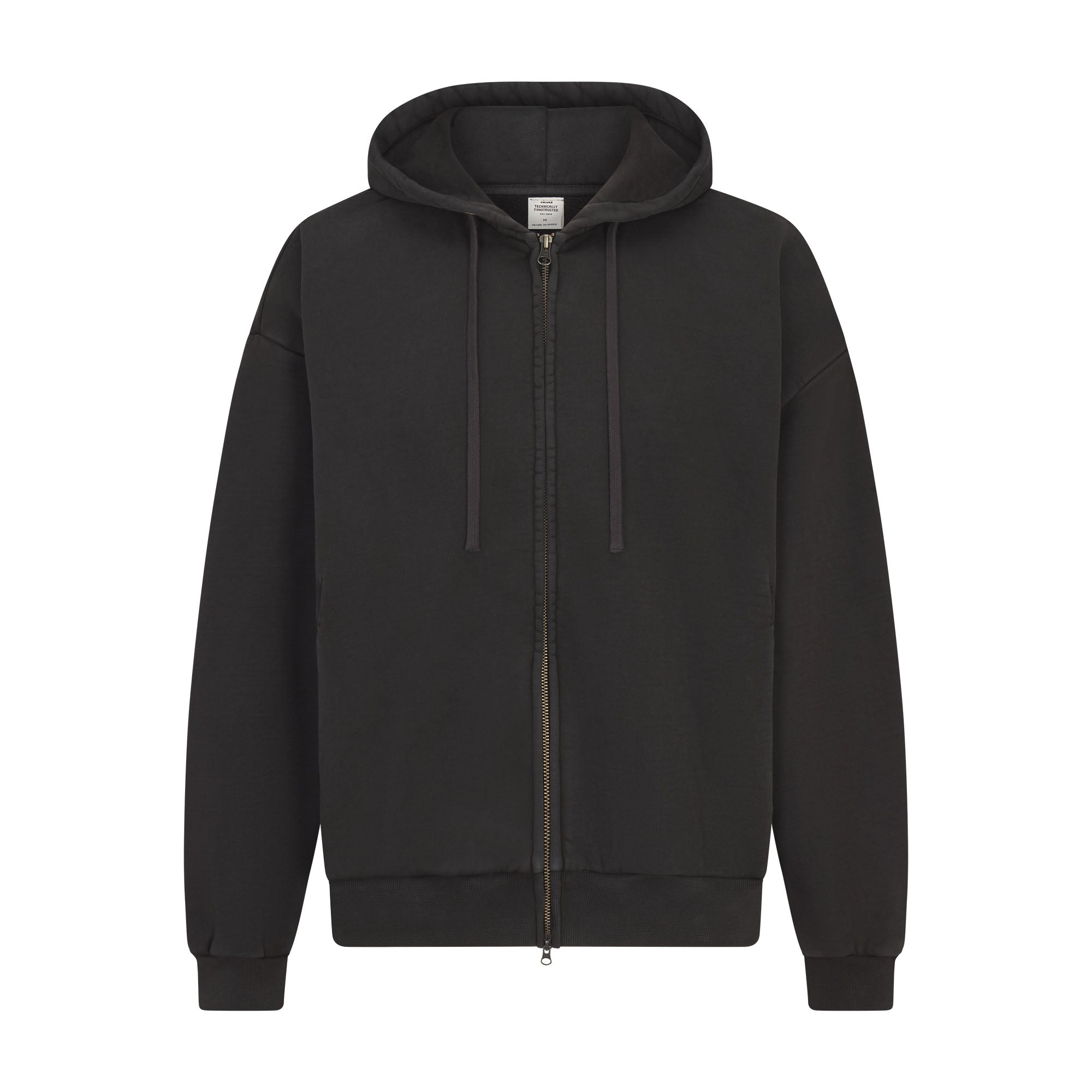 HEAVYWEIGHT FLEECE MENS ZIP UP HOODIE | WASHED ONYX | SKIMS