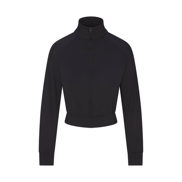 NikeSKIMS WOVEN NYLON CROP JACKET | OBSIDIAN | SKIMS