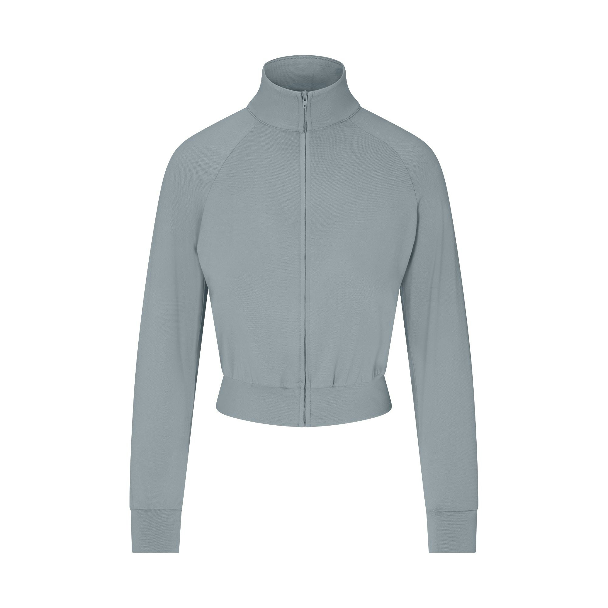 NikeSKIMS AIRY TRACK JACKET | WASHED PACIFIC FLAT ON A WHITE BACKGROUND | FLT