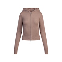 CASHMERE ZIP UP HOODIE