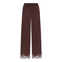SILK LACE STRAIGHT LEG PANT