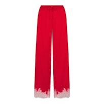 SILK LACE STRAIGHT LEG PANT