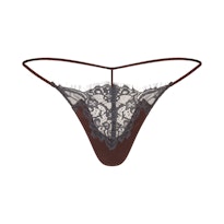 SILK LACE STRING THONG