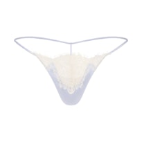 SILK LACE STRING THONG