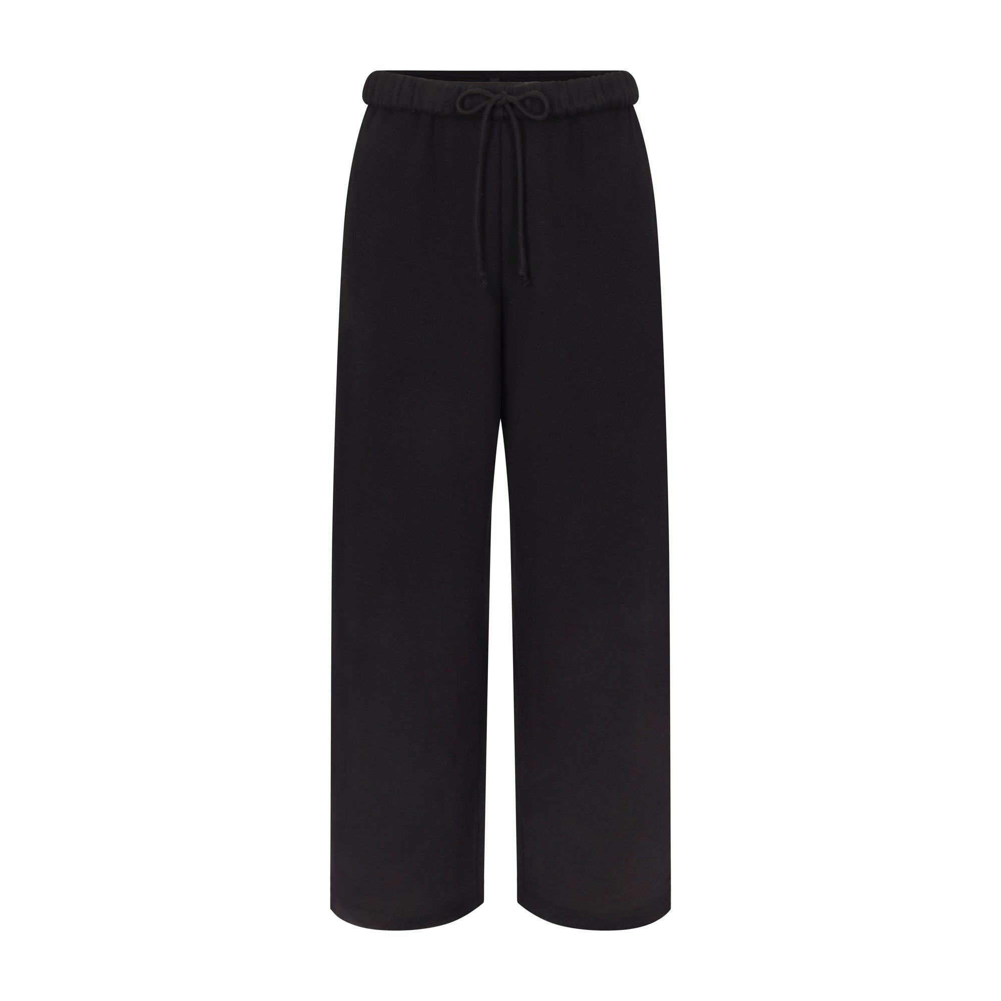 COTTON FLEECE CLASSIC STRAIGHT LEG PANT | ONYX | XXS