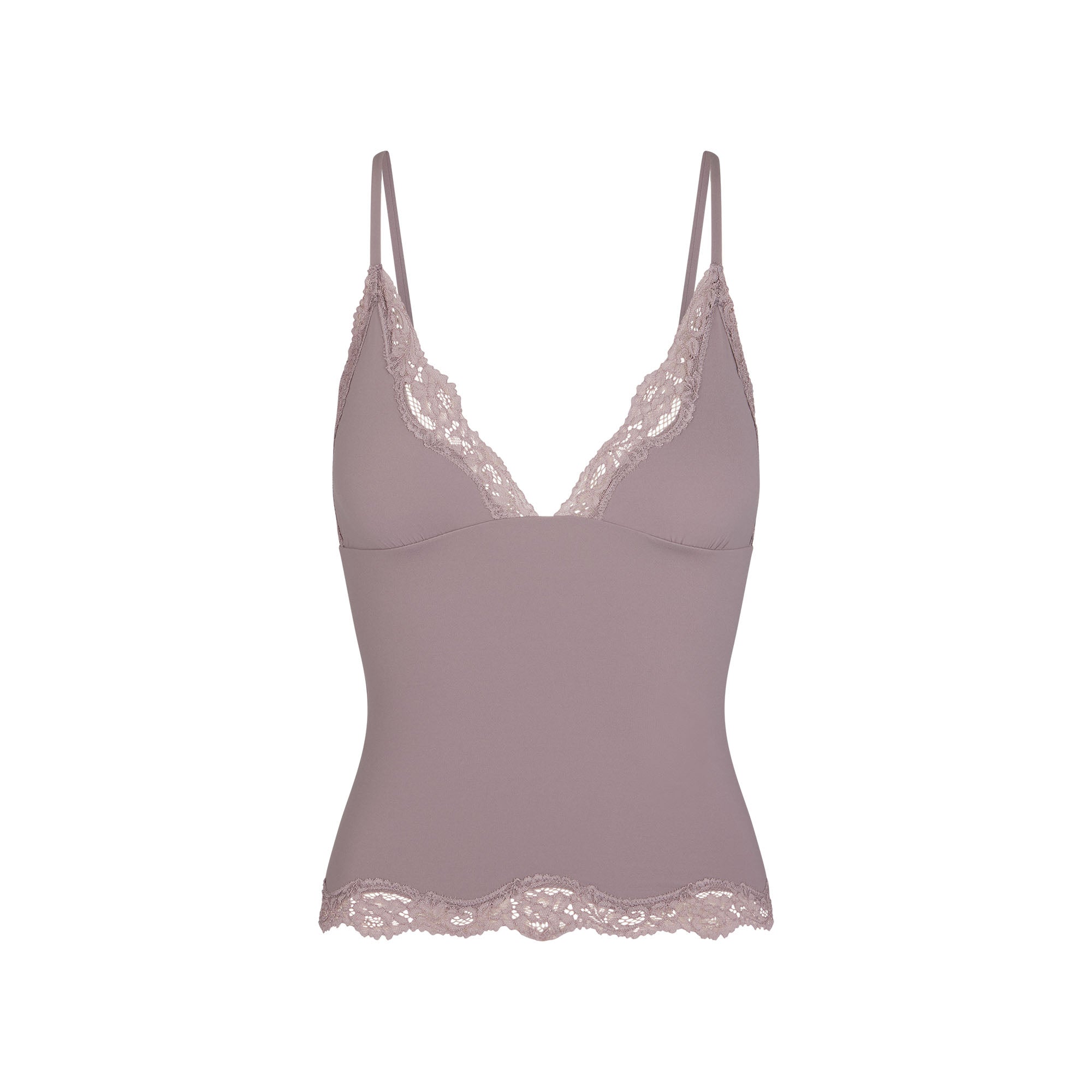 FITS EVERYBODY LACE TRIANGLE CAMI | ZINC | XXS
