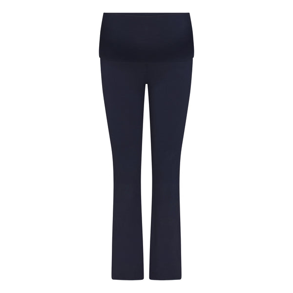 COTTON JERSEY STRAIGHT LEG PANT | NAVY | SKIMS