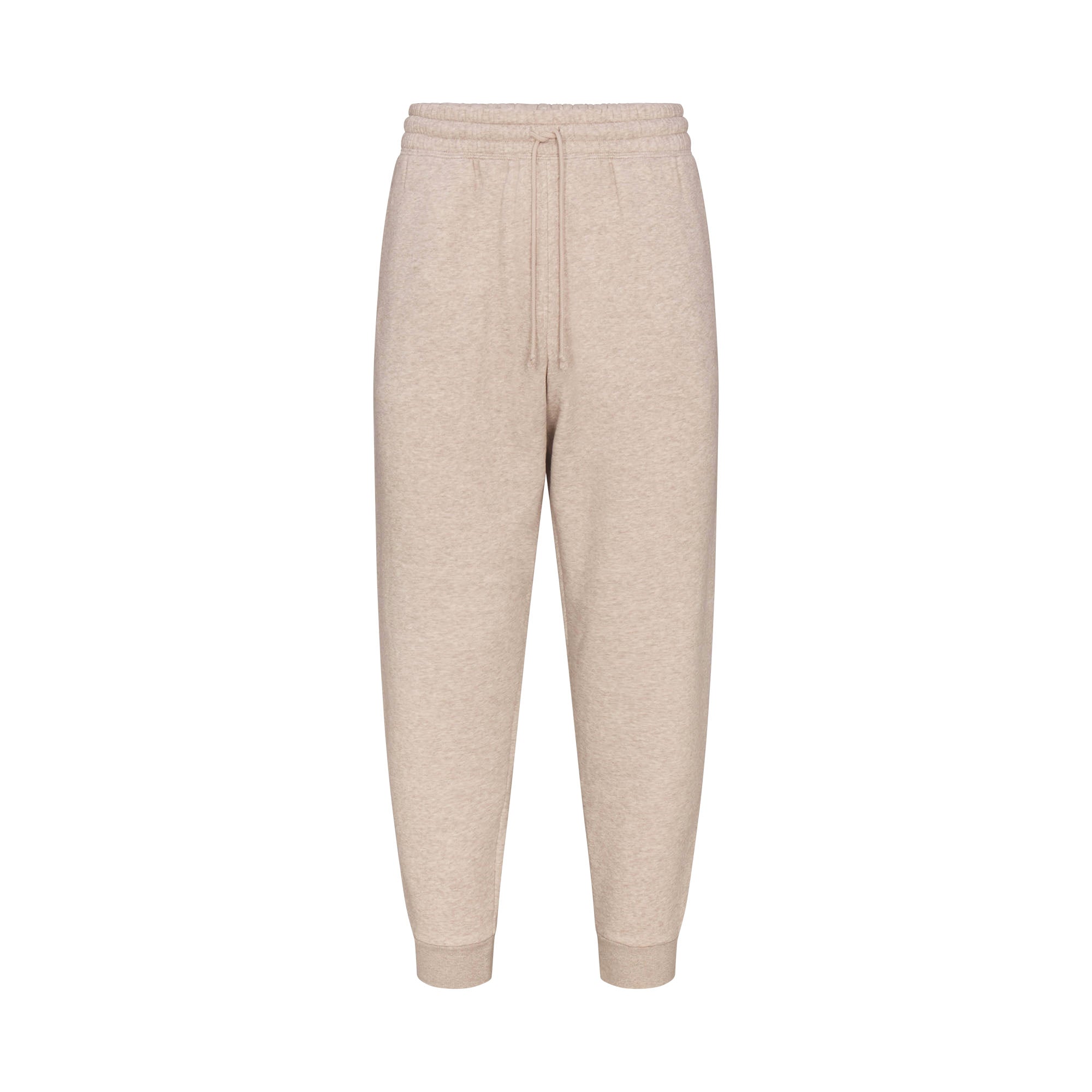 FLEECE LOUNGE MENS TAPERED JOGGER | DESERT HEATHER FLAT ON A WHITE BACKGROUND | FLT