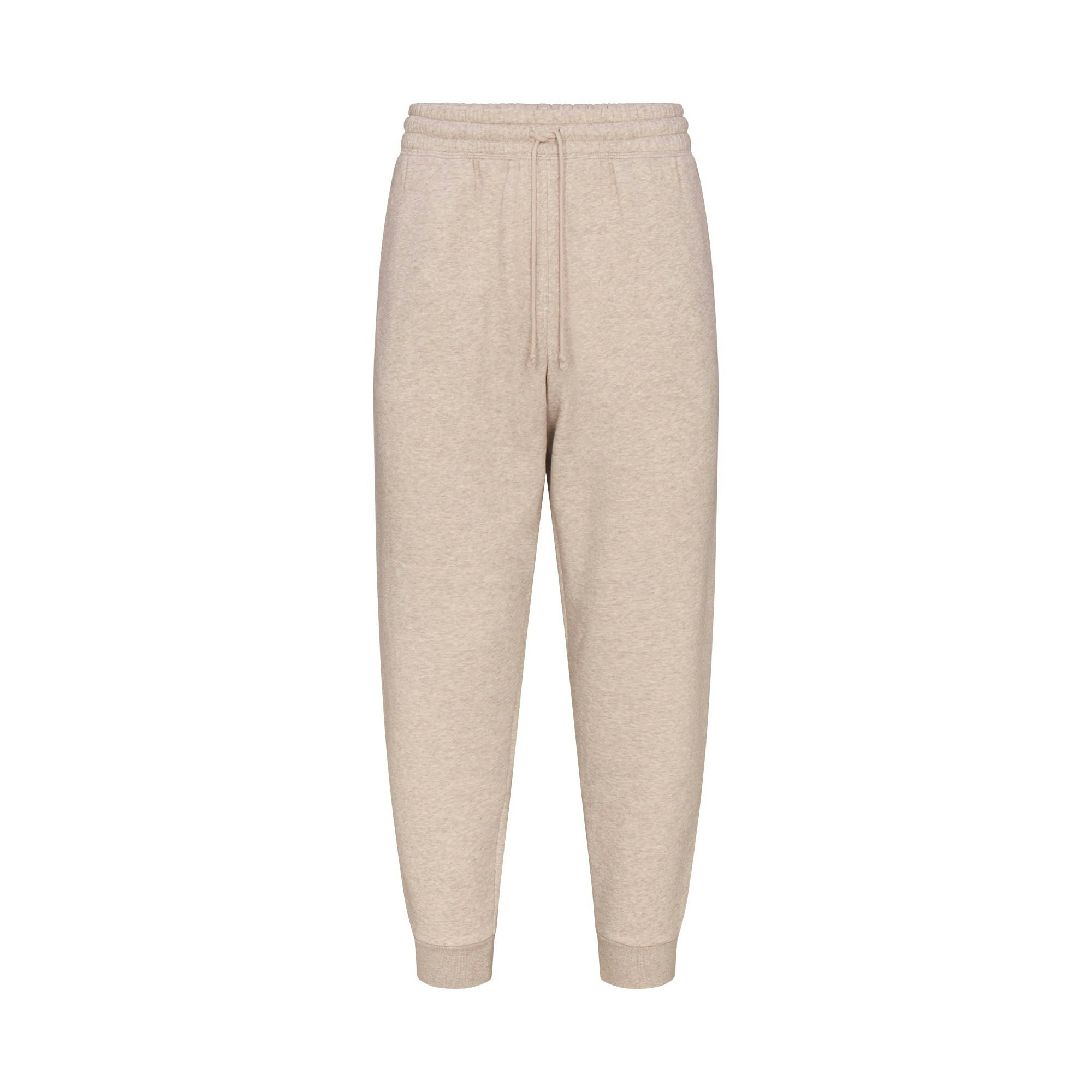 FLEECE LOUNGE MENS TAPERED JOGGER | DESERT HEATHER FLAT ON A WHITE BACKGROUND | FLT
