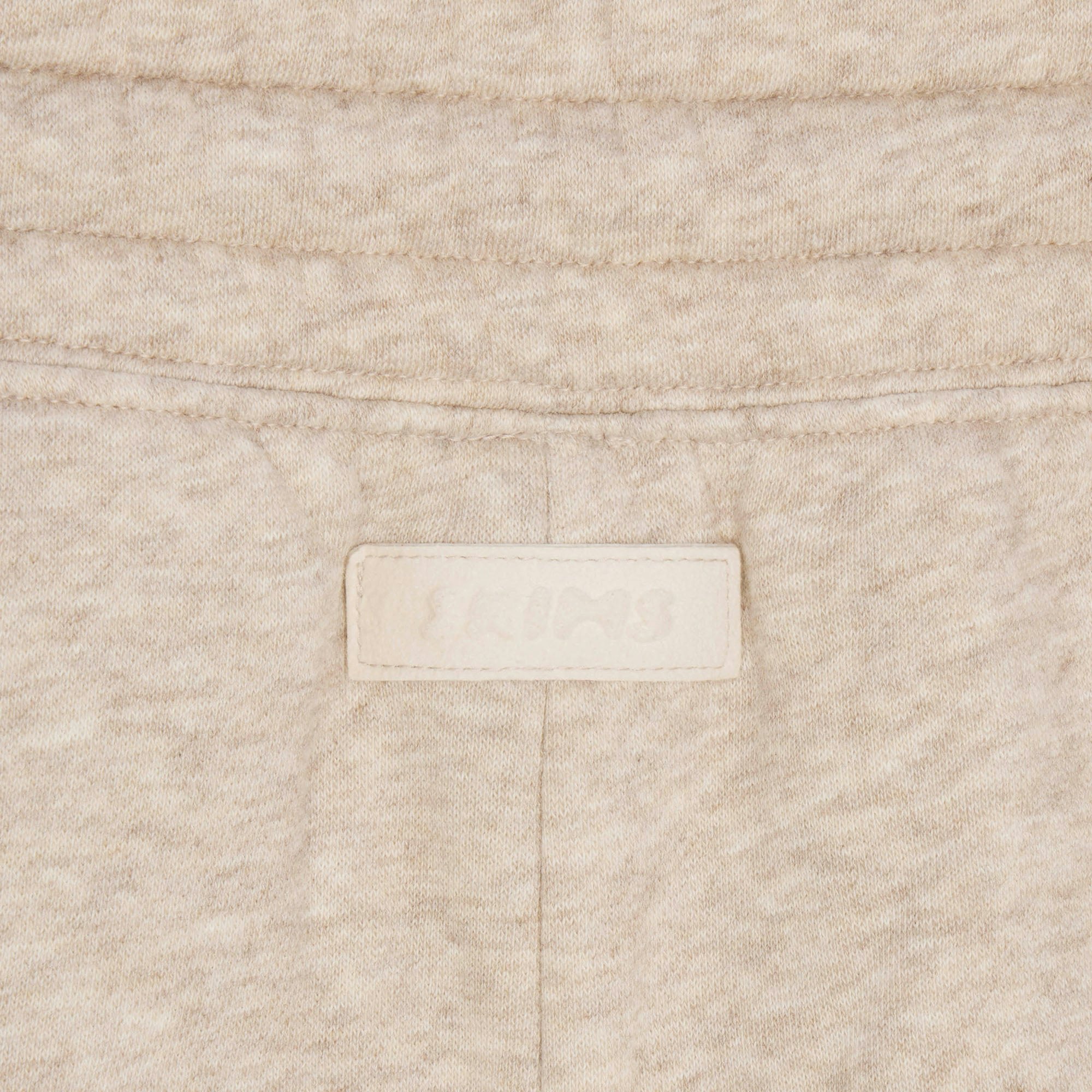 FLEECE LOUNGE MENS RELAXED SHORT | DESERT HEATHER ADDITIONAL FABRIC DETAILS