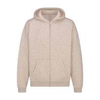 FLEECE LOUNGE MENS RELAXED ZIP UP HOODIE