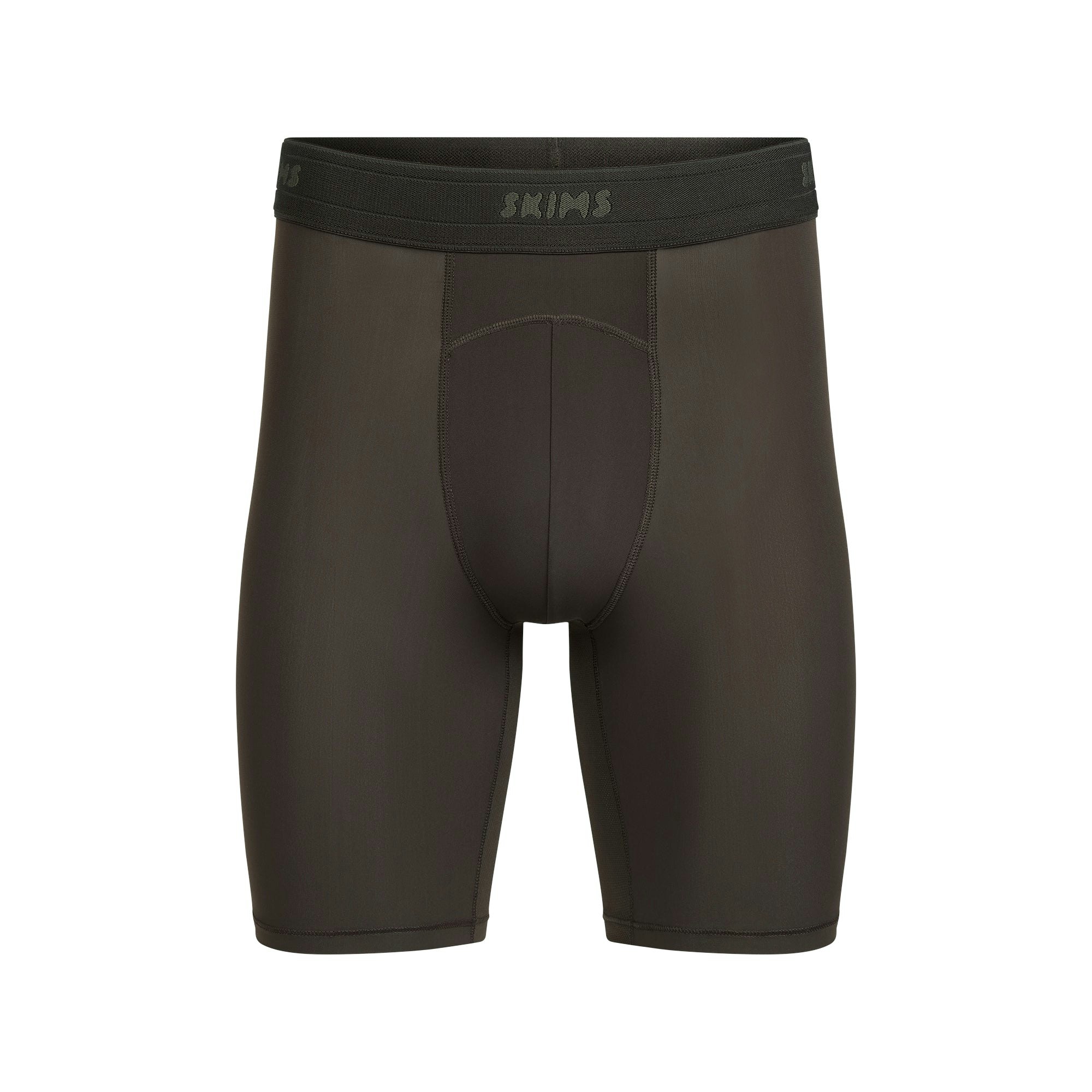 SKIMS SPORT MENS 7" BOXER BRIEF 3-PACK | DUNE MULTI FLAT ON A WHITE BACKGROUND | FLT