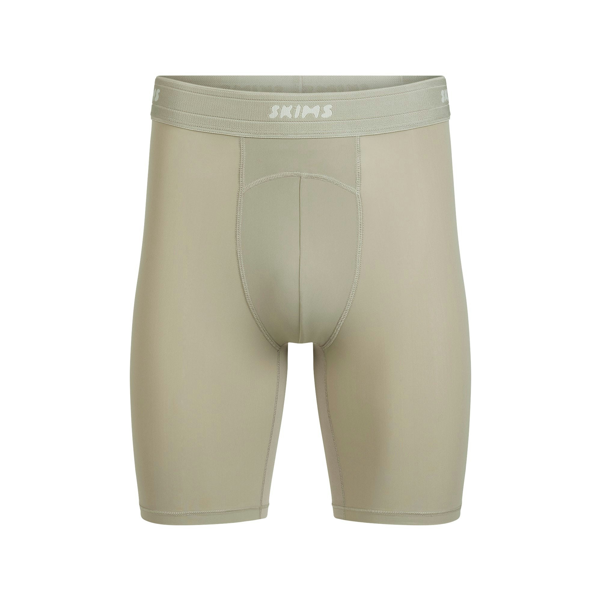 SKIMS SPORT MENS 7" BOXER BRIEF 3-PACK | DUNE MULTI FLAT ON A WHITE BACKGROUND | FLT