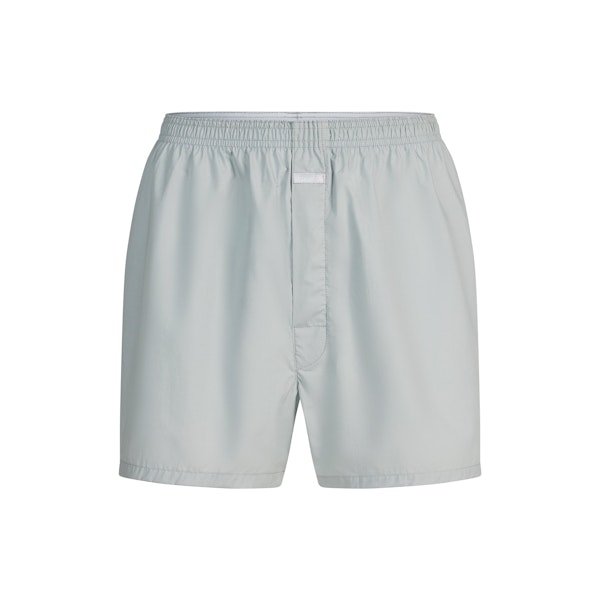 COTTON POPLIN MENS BOXER | MERCURY FLAT ON A WHITE BACKGROUND | FLT