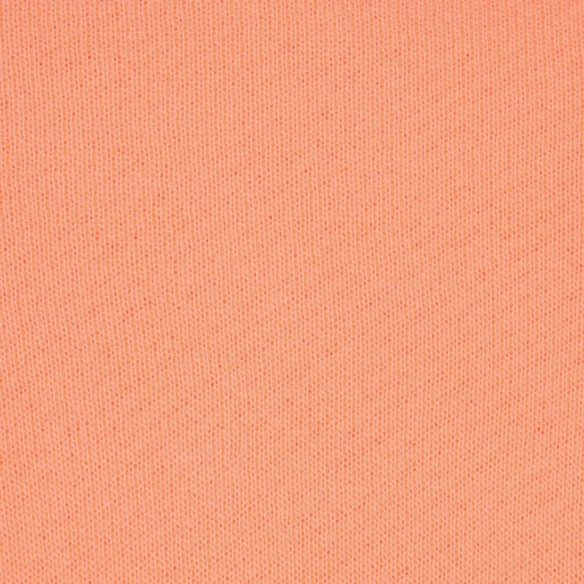 MODAL FRENCH TERRY CLASSIC ZIP UP HOODIE | NEON ORANGE ADDITIONAL FABRIC DETAILS