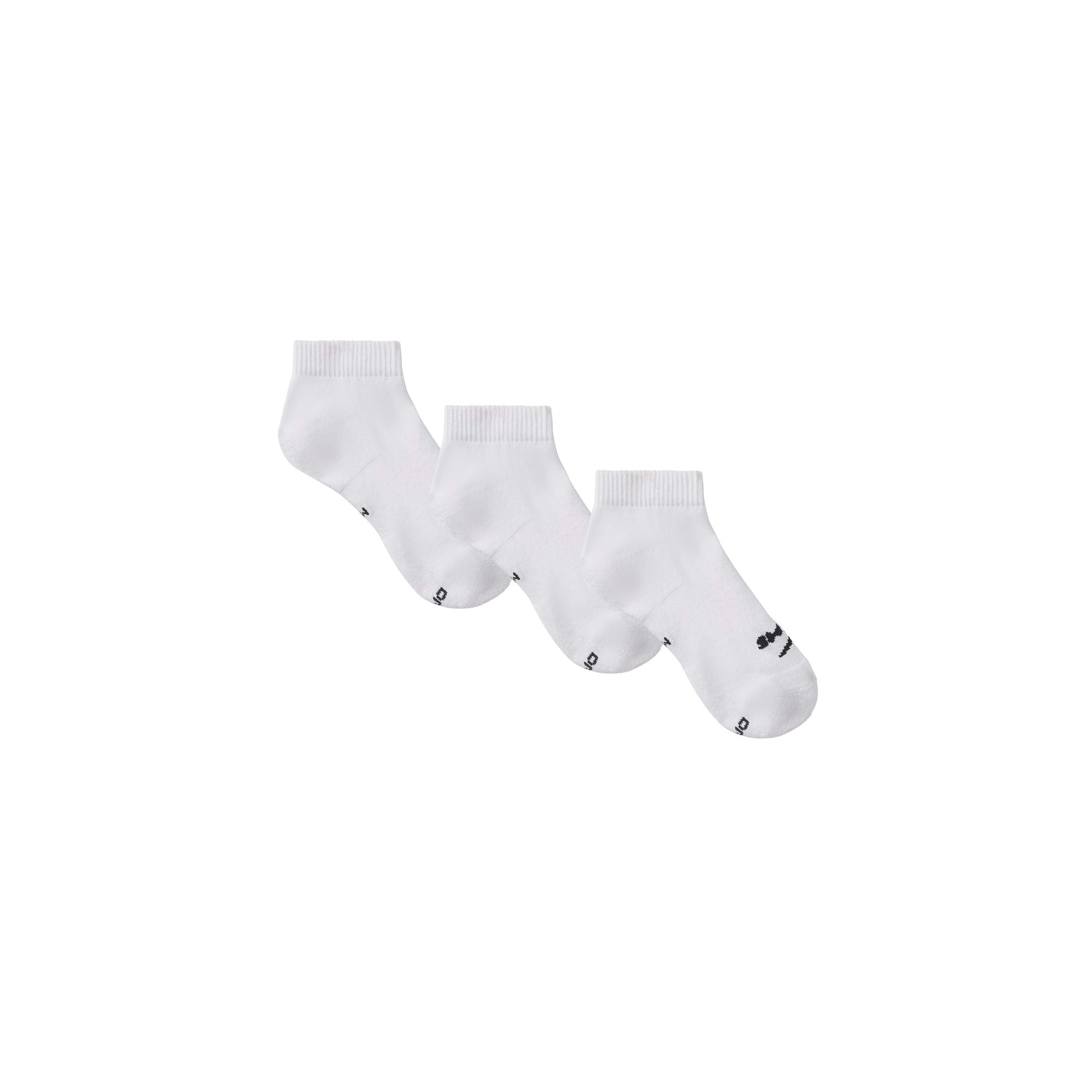 NikeSKIMS ACCESSORIES DRI-FIT ANKLE SOCK 3-PACK | SNOW FLAT ON A WHITE BACKGROUND | FLT