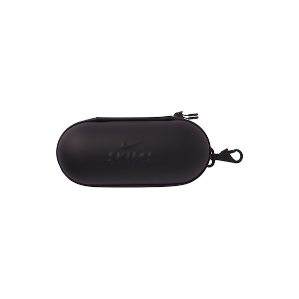 NikeSKIMS ACCESSORIES HARDSHELL GLASSES CASE | OBSIDIAN FLAT ON A WHITE BACKGROUND