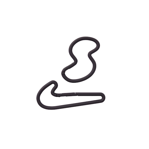 NikeSKIMS ACCESSORIES CARABINER SET | OBSIDIAN FLAT ON A WHITE BACKGROUND