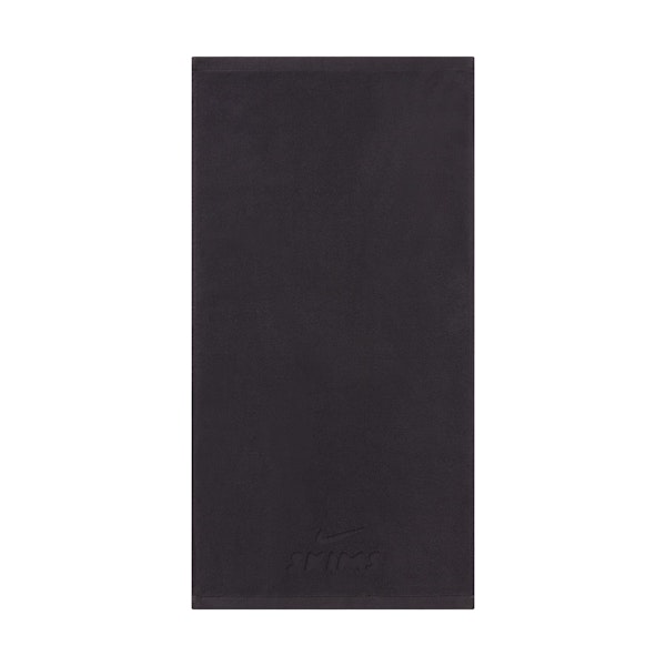 NikeSKIMS ACCESSORIES SMALL TOWEL | OBSIDIAN FLAT ON A WHITE BACKGROUND
